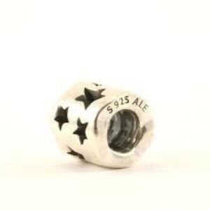 Pandora Retired Sterling Silver Seeing Stars Bead 790348